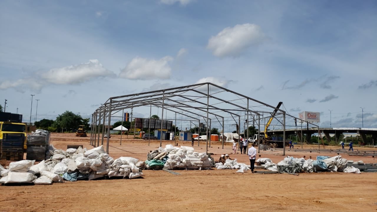 Hospital está sendo erguido ao lado HUT, em Teresina
